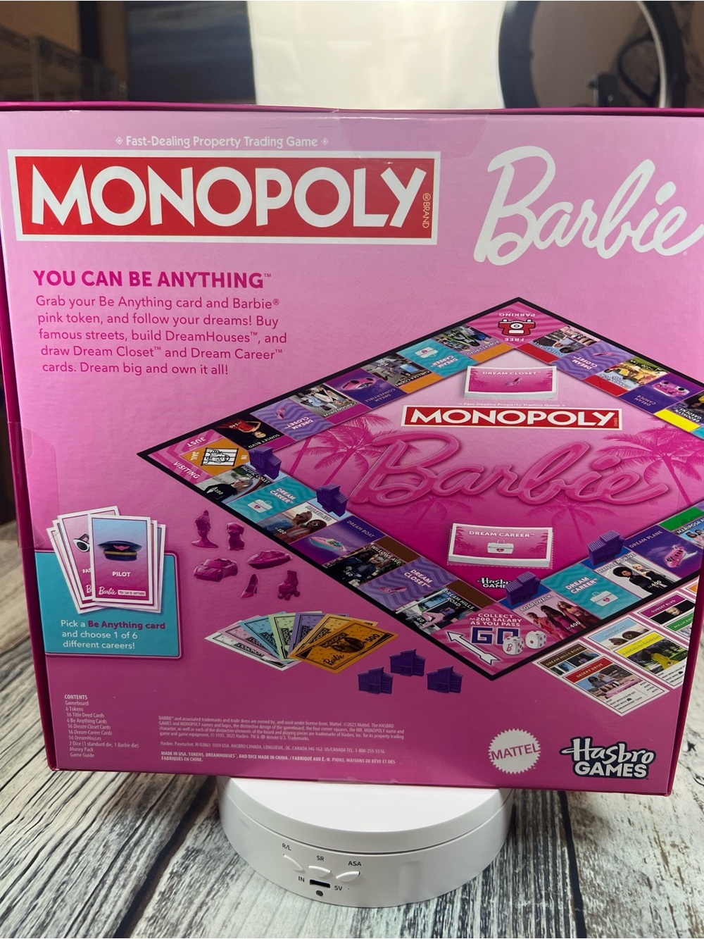 Monopoly Barbie Edition Board Game - Pink - Picture 3 of 4